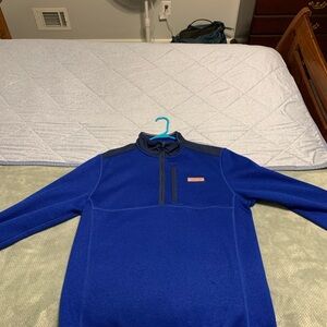 Vineyard Vines Royal Blue Quarter-Zip Pullover